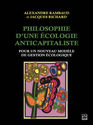 cover image of Philosophie d'une écologie anticapitaliste